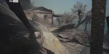Grecia, drone mostra i danni causati dall'incendio a Patras