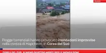 Corea del Sud, almeno quattro morti per le inondazioni