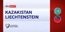 Kazakistan-Liechtenstein 4-0: gol e highlights