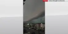 Usa, shelf cloud nel Maryland durante violento temporale