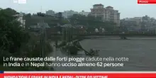 Inondazioni e frane in India e Nepal: oltre 60 vittime