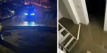 Maltempo, alluvione a Forlì: strade e scantinati allagati