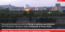 Francia, torna sul cielo di Parigi la mongolfiera olimpica