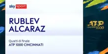 Alcaraz-Rublev: highlights Atp Cincinnati