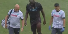 Lukaku, problema al quadricipite sinistro