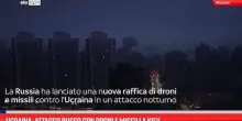 Ucraina, attacco russo con droni e missili a Kiev