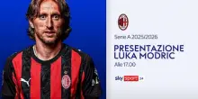 Milan, la conferenza stampa di Modric LIVE