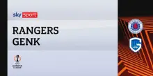 Rangers-Genk 0-1: gol e highlights