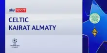 Celtic-Kairat Almaty 0-0: gli highlights