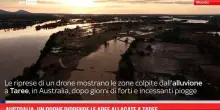 Australia, un drone riprende le aree allagate a Taree