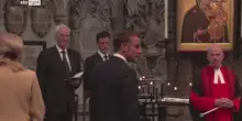 Londra, Macron e la moglie Brigitte in visita a Westminster