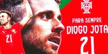 Portogallo, l'omaggio a Diogo Jota