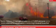 Incendi in Spagna, oltre 1400 persone evacuate