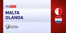 Malta-Olanda 0-4: gol e highlights
