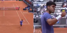 Alcaraz show al Foro: il dritto è magico. VIDEO