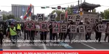 Corea del Sud, 30.000 in piazza per giustizia climatica
