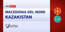 Macedonia del Nord-Kazakistan 1-1: gol e highlights