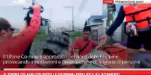 Tifone Co-may colpisce le Filippine: sfollati e allagamenti