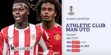 Dove vedere Athletic Bilbao-Manchester United