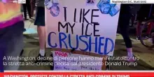 Washington, proteste contro la stretta anti-crimine di Trump