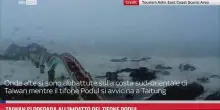 Taiwan si prepara all'impatto del tifone Podul
