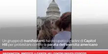 Washington, proteste a Capitol Hill contro parata esercito