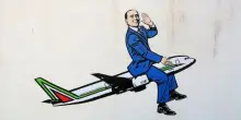 'Welcome to Silvio Berlusconi Airport', il nuovo murale a Malpensa