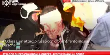 Attacco russo con droni a Odessa: feriti e danni al porto