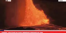 Hawaii, vulcano Kilauea produce fontane di lava