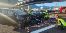 Bolzano, auto contromano sulla A22: un morto e 5 feriti