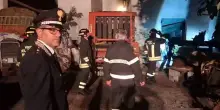 Carabinieri morti in esplosione: vigili del fuoco sul posto