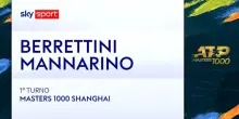 Berrettini-Mannarino: highlights Atp Shanghai