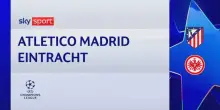 Atletico Madrid-Eintrach 5-1: il video dei gol
