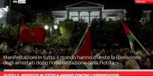 Flotilla, proteste in tutto il mondo contro l’abbordaggio