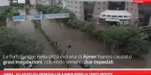 India, allagati gli ospedali di Ajmer dopo le forti piogge