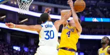 Doncic e James ancora fuori: i Lakers cadono anche a Golden State. VIDEO