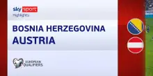 Bosnia-Austria 1-2: gol e highlights