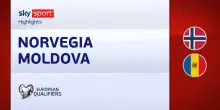 Norvegia-Moldavia 11-1: gol e highlights