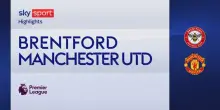 Brentford-Manchester United 3-1: gol e highlights