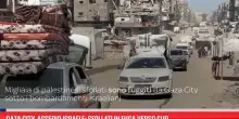 Gaza City, assedio Israele: sfollati in fuga verso Sud