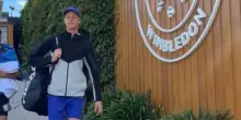 L'arrivo di Sinner a Wimbledon. VIDEO