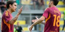 Roma, 2-2 col Neom: Dybala titolare e in campo 56'