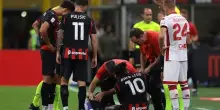 Leao segna e si fa male: costretto al cambio