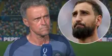 Luis Enrique: 'Donnarumma responsabilità mia al 100%'