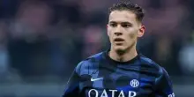 Una squadra di A su Asllani dell'Inter