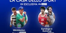 Wimbledon, Eurolega e EuroCup in esclusiva su Sky!