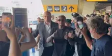 Roma, Wesley è atterrato a Fiumicino: il VIDEO dell'accoglienza