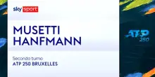 Musetti-Hanfmann: highlights Atp Bruxelles