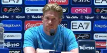 De Bruyne: 'Sono entusiasta, Napoli scelta giusta'