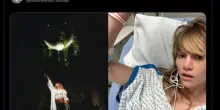 Pantaloni troppo stretti, Suki Waterhouse finisce in ospedale